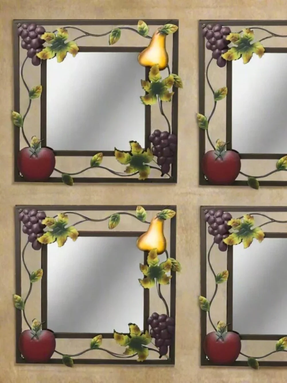 Sonoma Villa Mirror - Set of 4 NEW 12